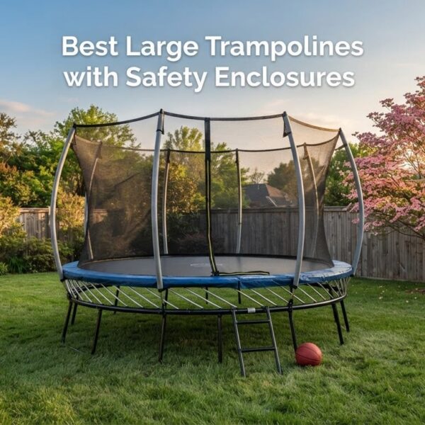 Best Large Trampolines with Safety Enclosures