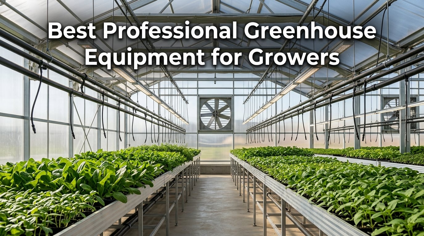 Best Professional Greenhouse Equipment for Growers