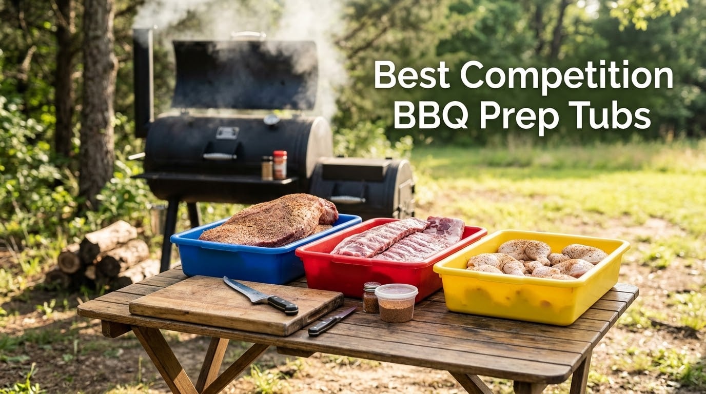 Best Competition BBQ Prep Tubs