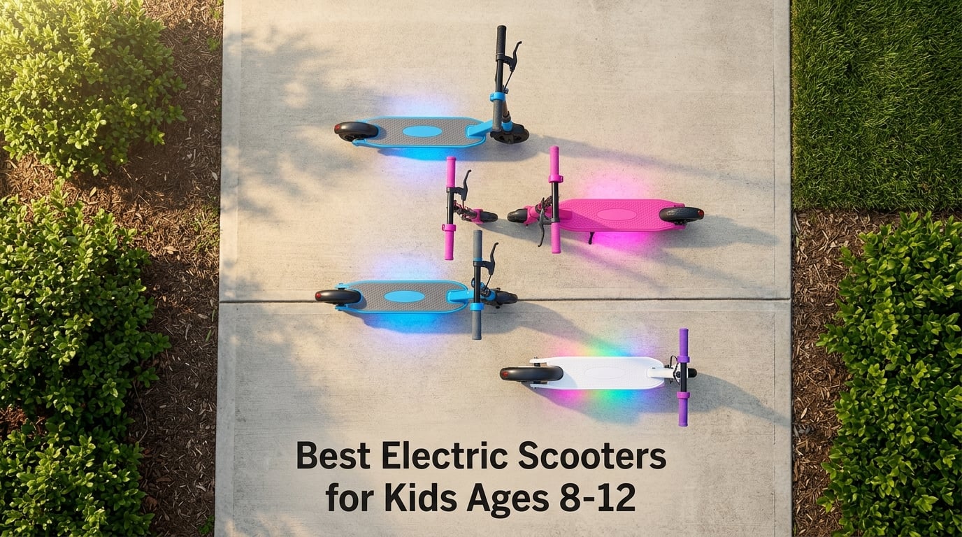 Best Electric Scooters for Kids Ages 8-12