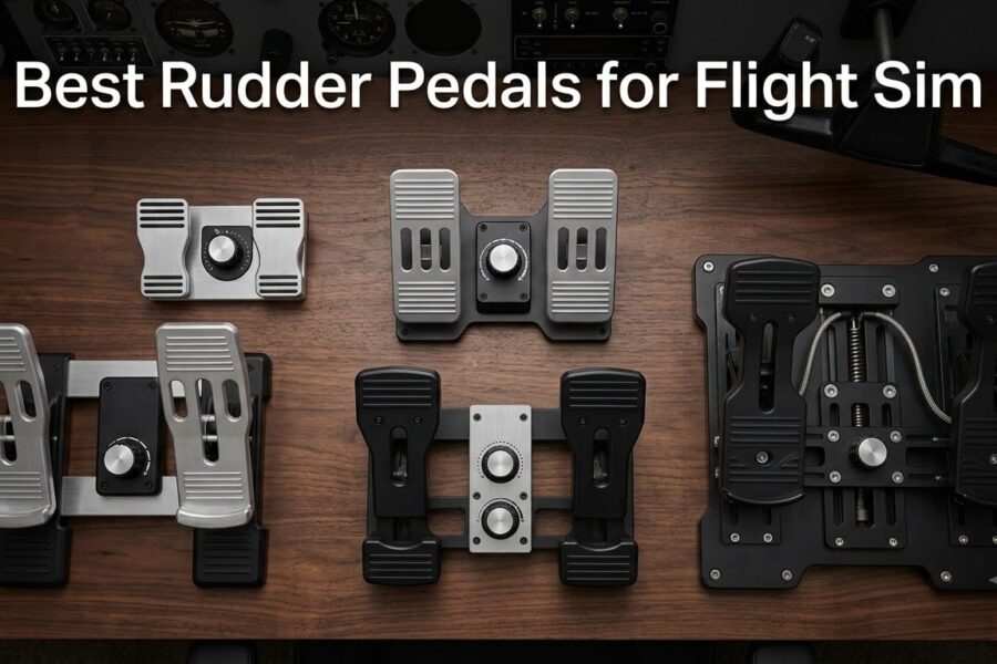 Best Rudder Pedals for Flight Sim