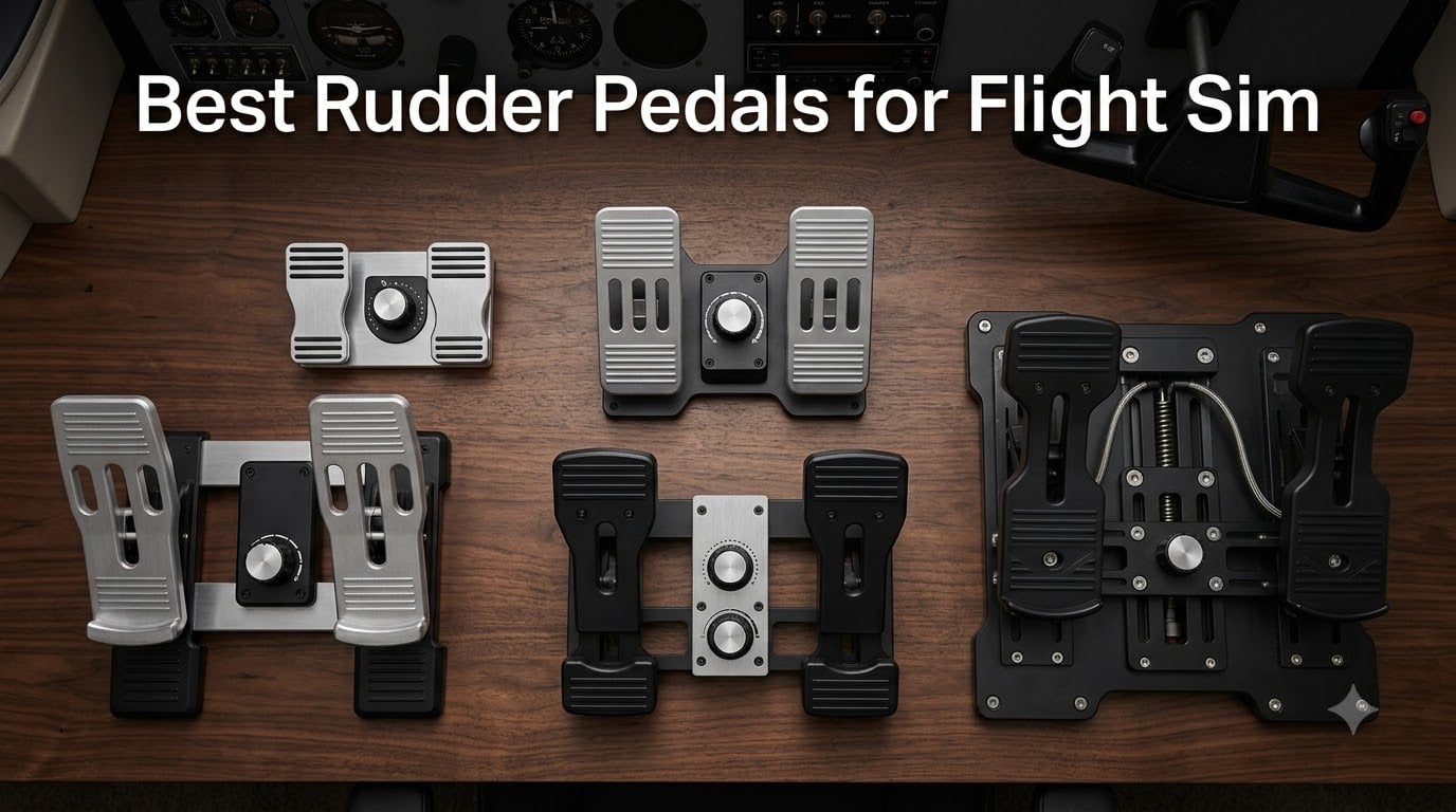 Best Rudder Pedals for Flight Sim