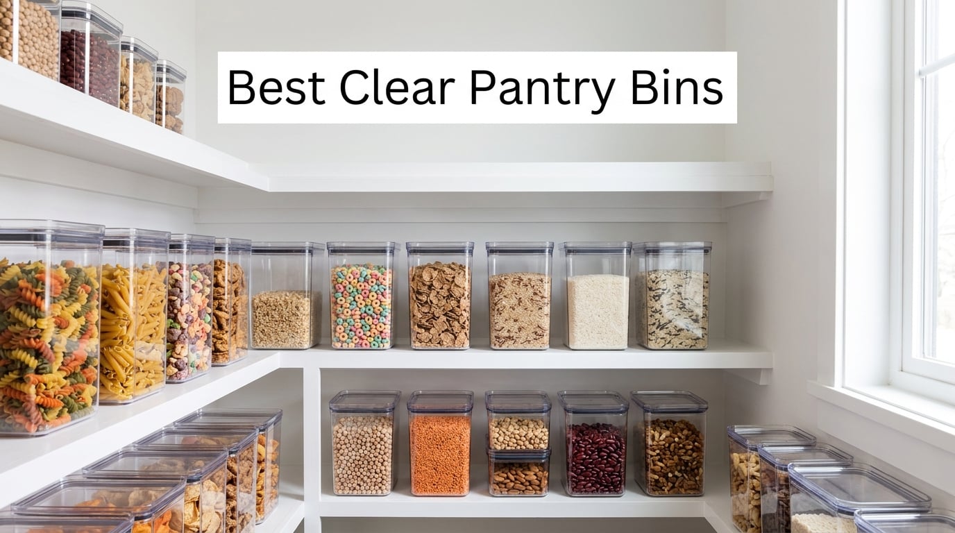 Best Clear Pantry Bins