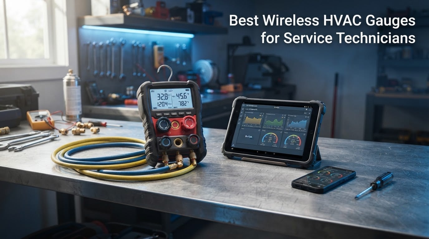 Best Wireless HVAC Gauges for Service Technicians
