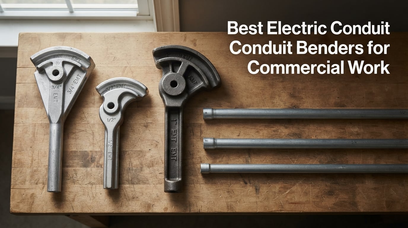 Best Electric Conduit Benders for Commercial Work