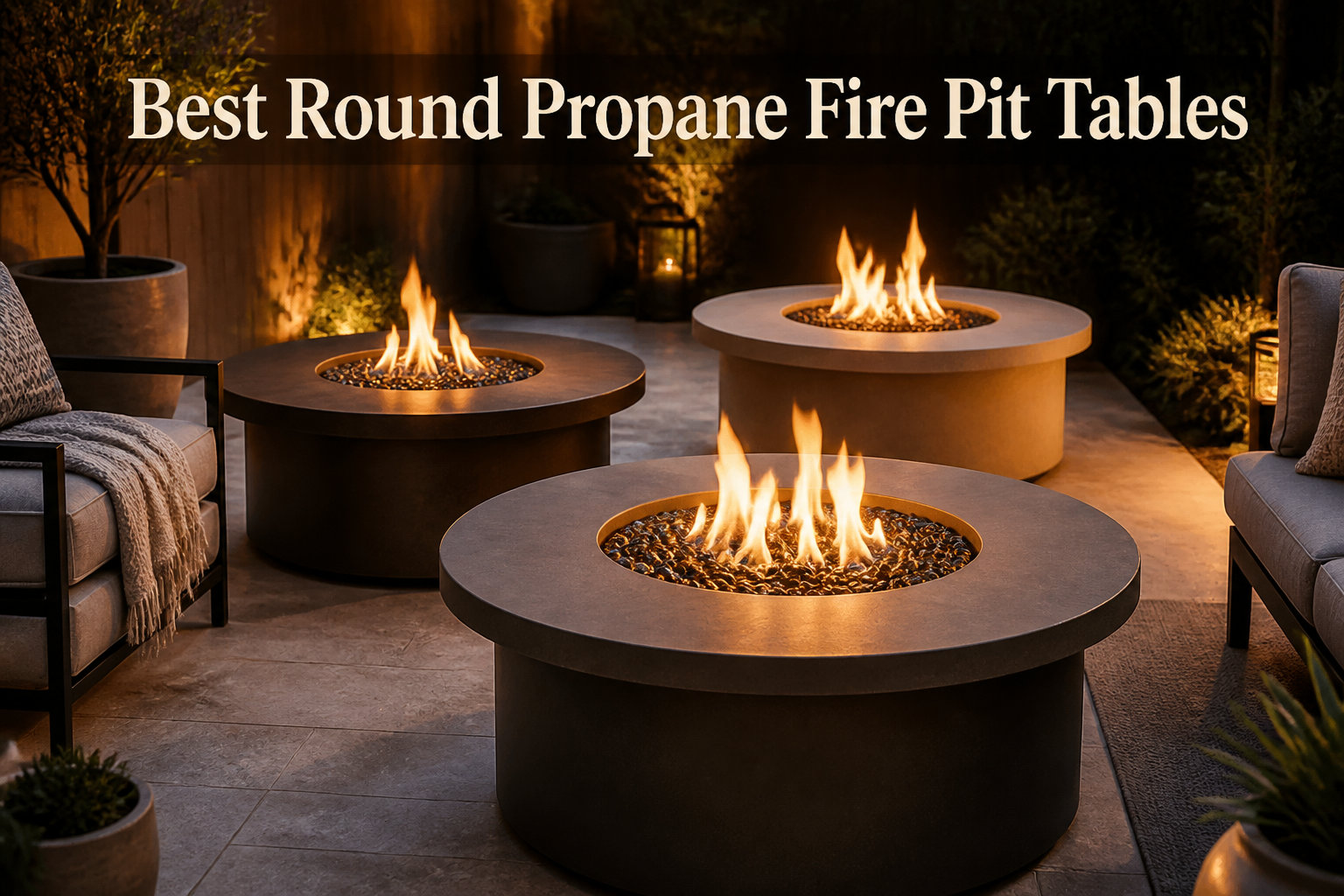 Best Round Propane Fire Pit Tables
