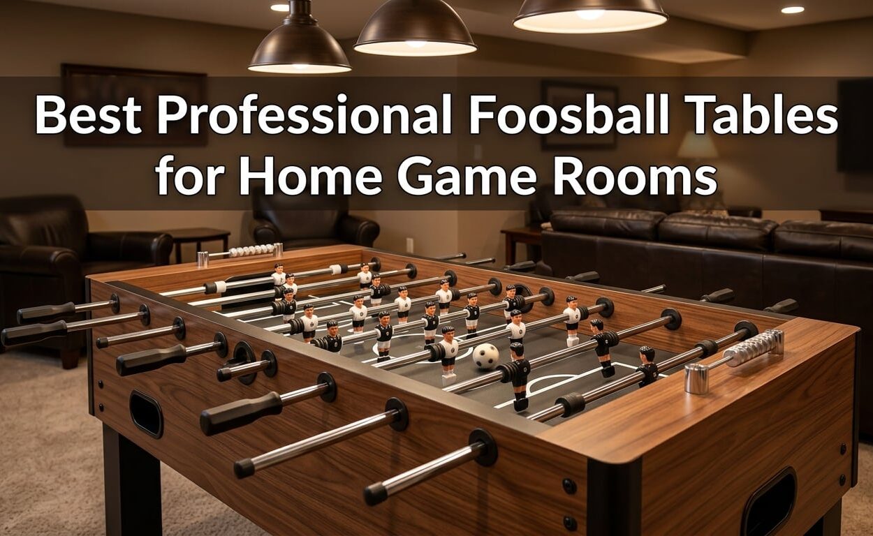 Best Professional Foosball Tables for Home Game Rooms