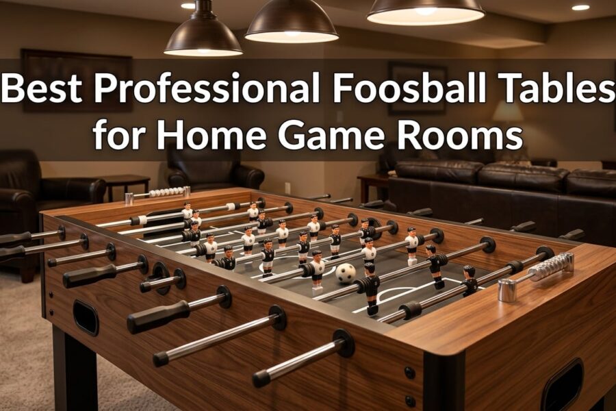 Best Professional Foosball Tables for Home Game Rooms
