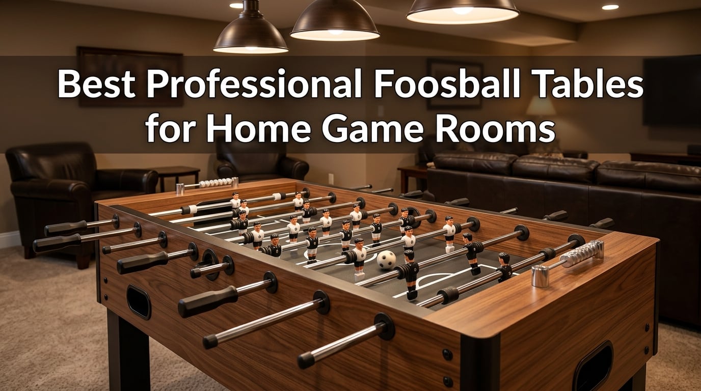 Best Professional Foosball Tables for Home Game Rooms