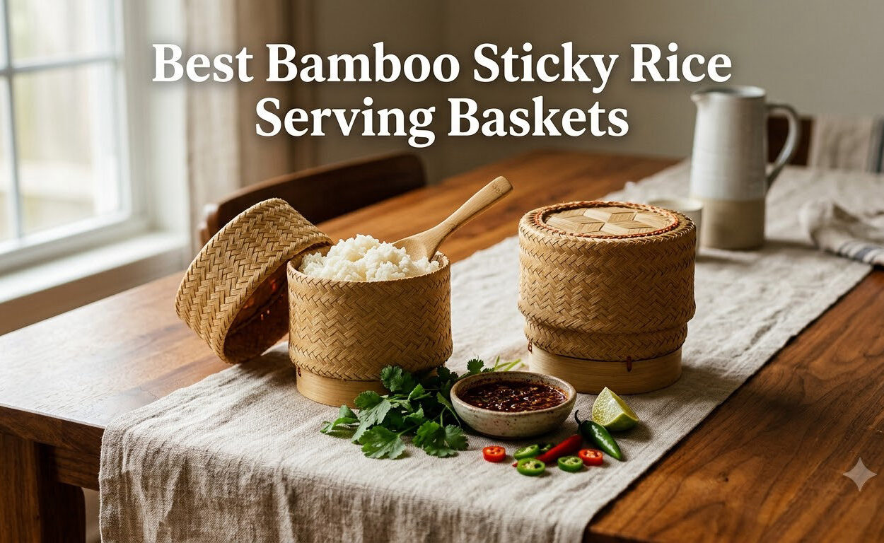 Best Bamboo Sticky Rice Serving Baskets