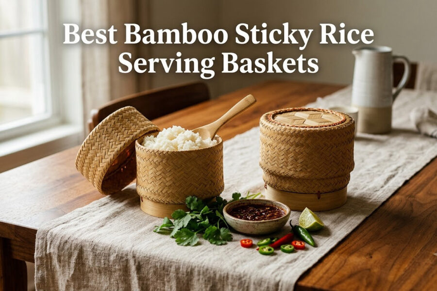 Best Bamboo Sticky Rice Serving Baskets