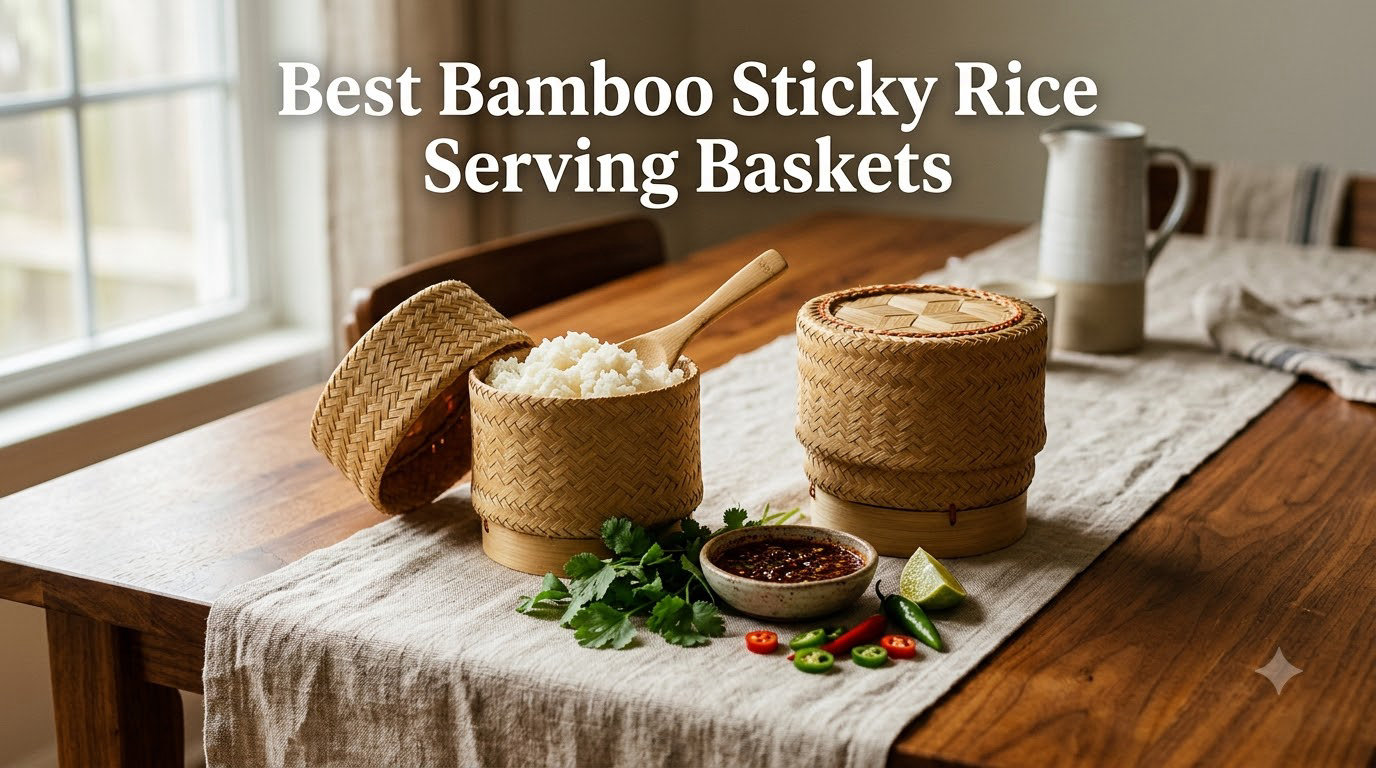 Best Bamboo Sticky Rice Serving Baskets