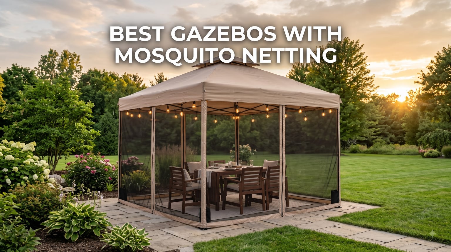 Best Gazebos with Mosquito Netting