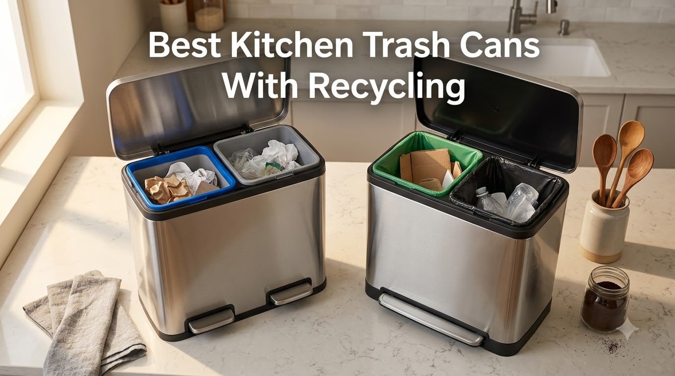 Best Kitchen Trash Cans With Recycling