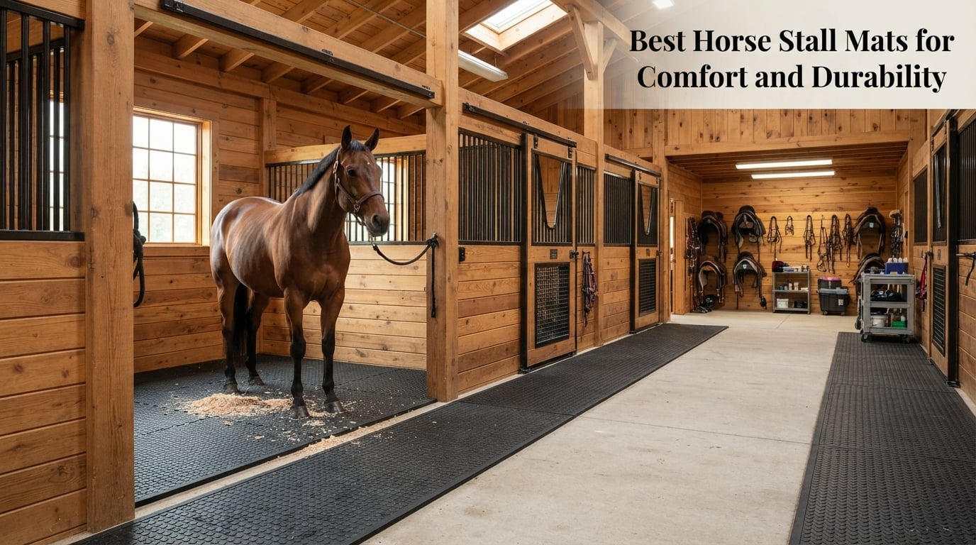Best Horse Stall Mats for Comfort and Durability