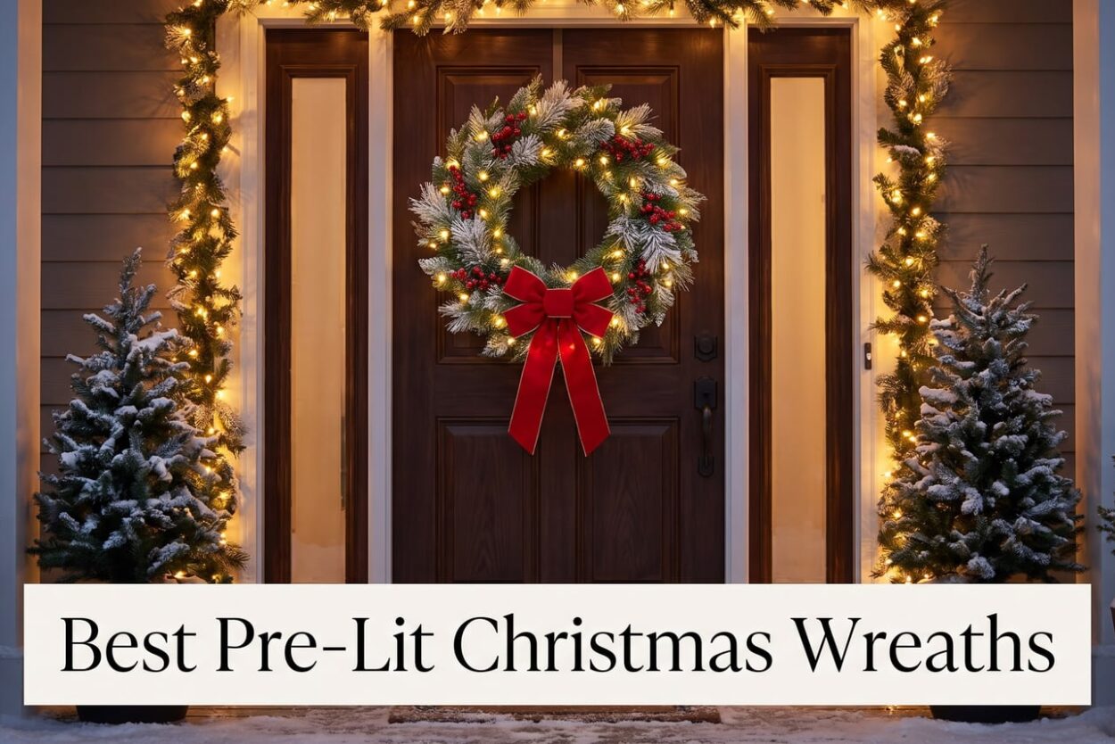 Best Pre-Lit Christmas Wreaths