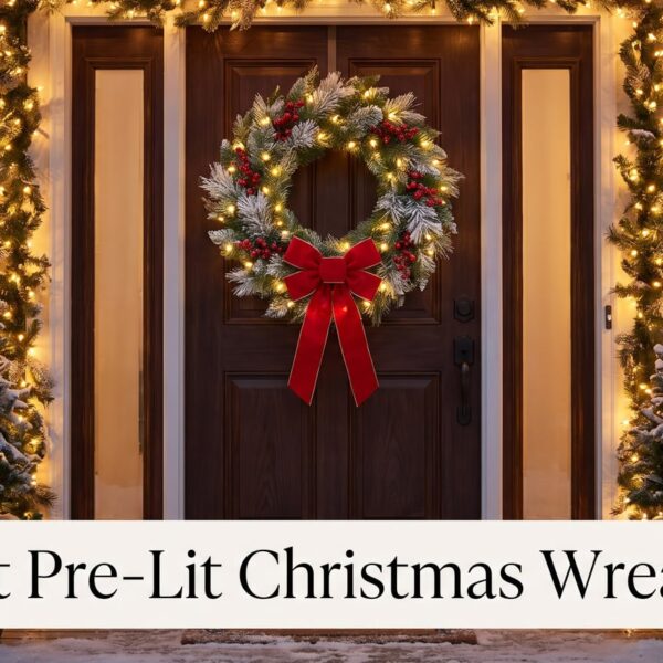 Best Pre-Lit Christmas Wreaths