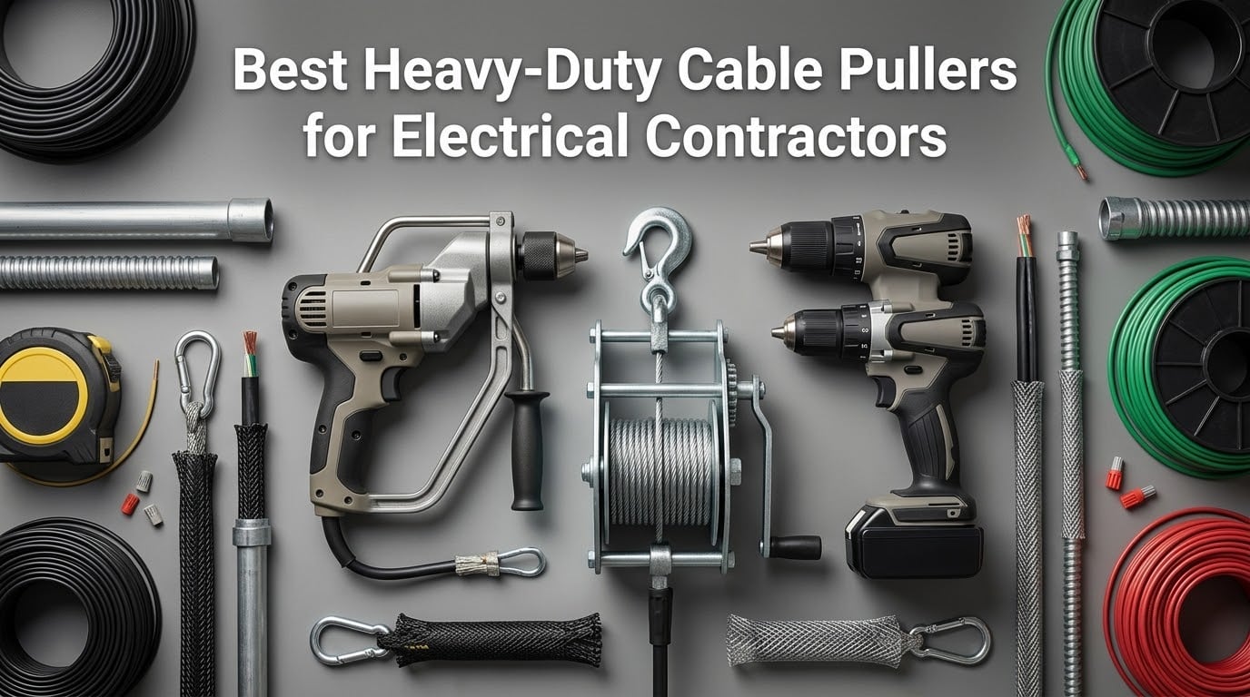 Best Heavy-Duty Cable Pullers for Electrical Contractors