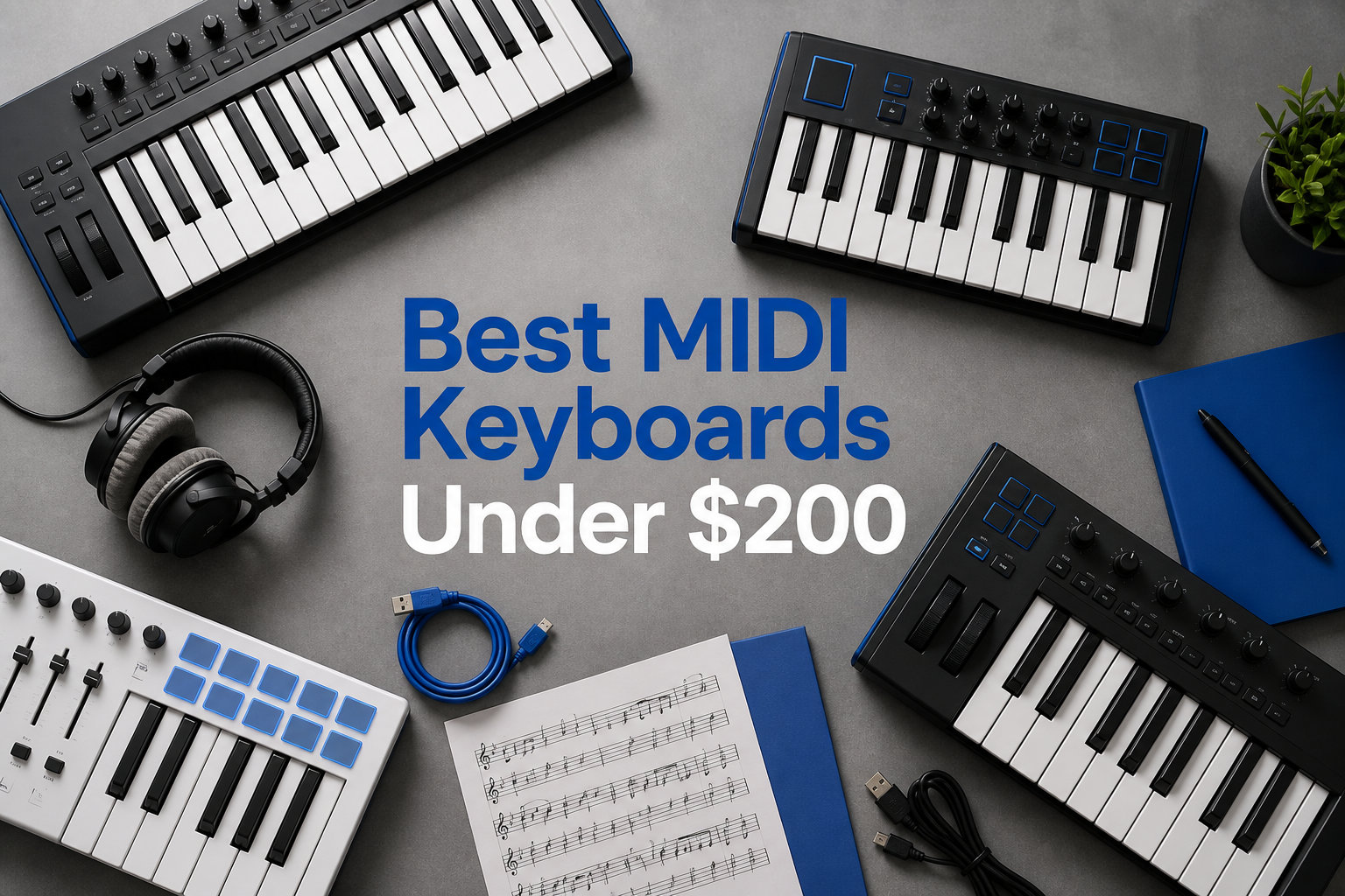 Best MIDI Keyboards Under $200