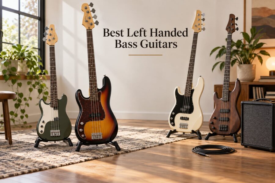 Best Left Handed Bass Guitars