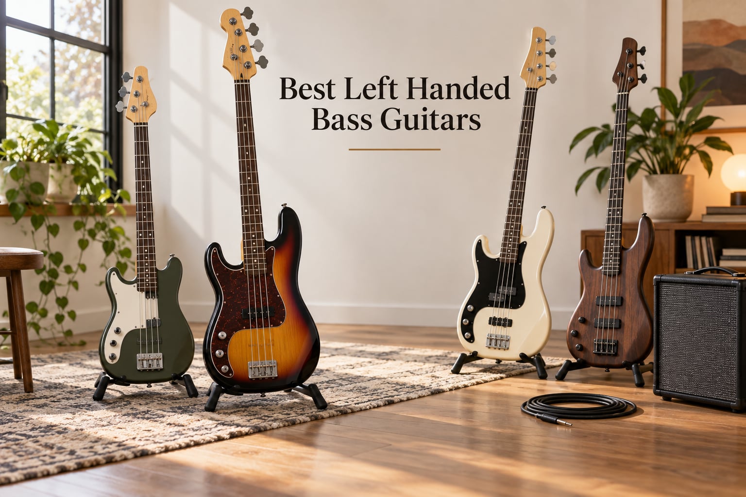 Best Left Handed Bass Guitars