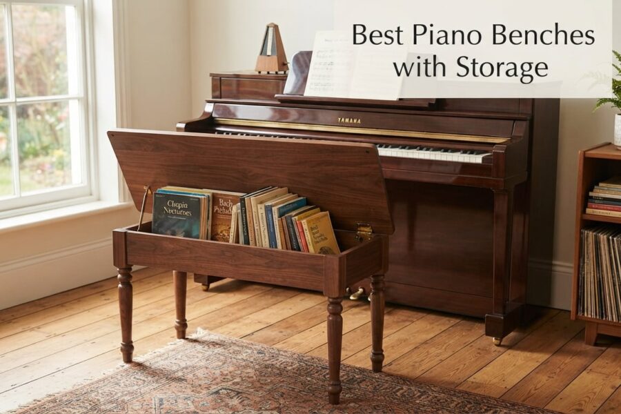 Best Piano Benches with Storage