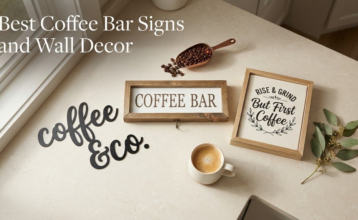 Best Coffee Bar Signs and Wall Decor