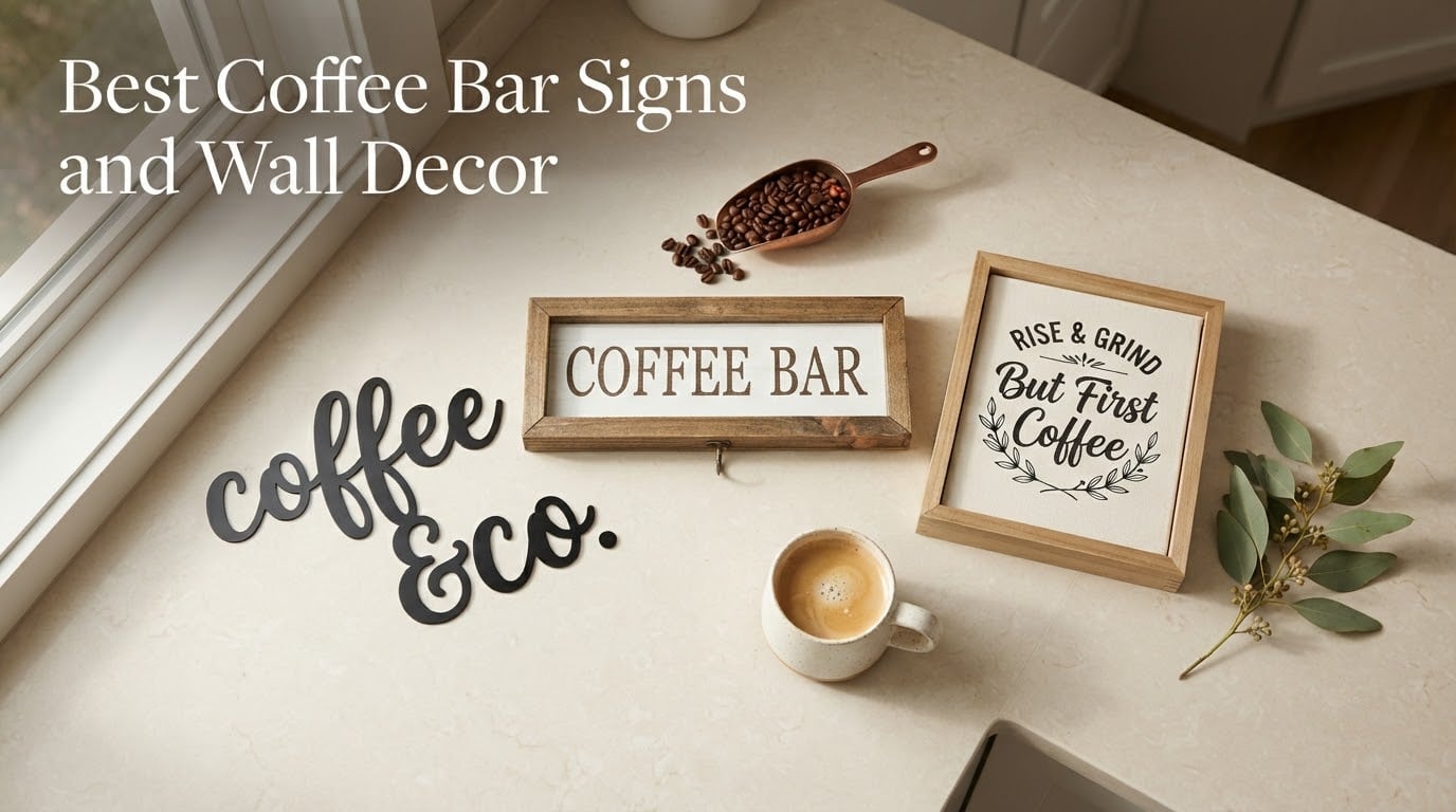 Best Coffee Bar Signs and Wall Decor