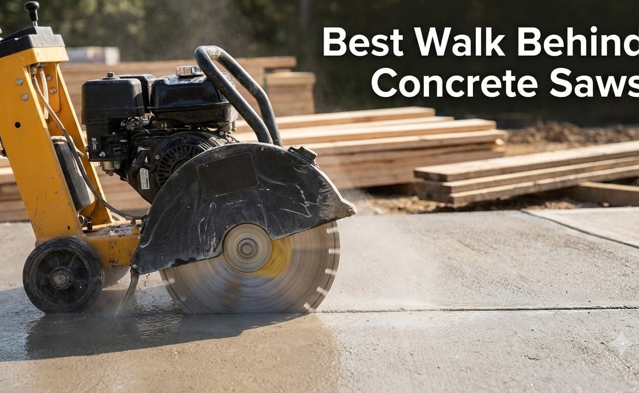 Best Walk Behind Concrete Saws