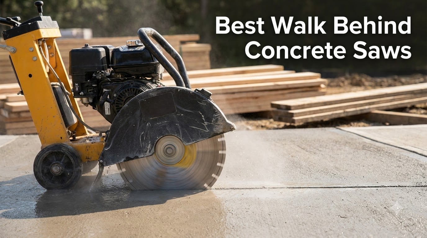 Best Walk Behind Concrete Saws