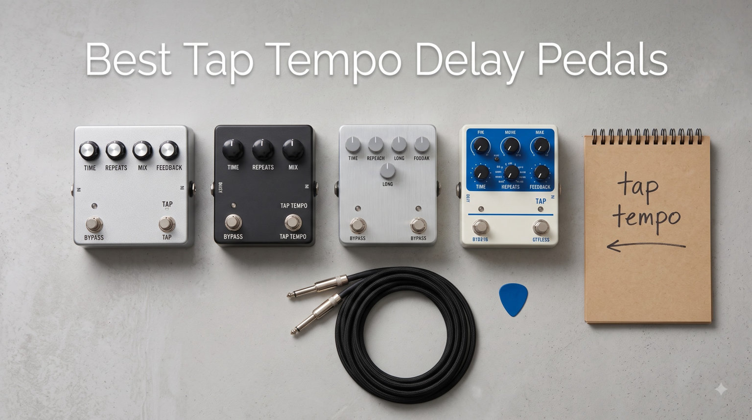 Best Tap Tempo Delay Pedals