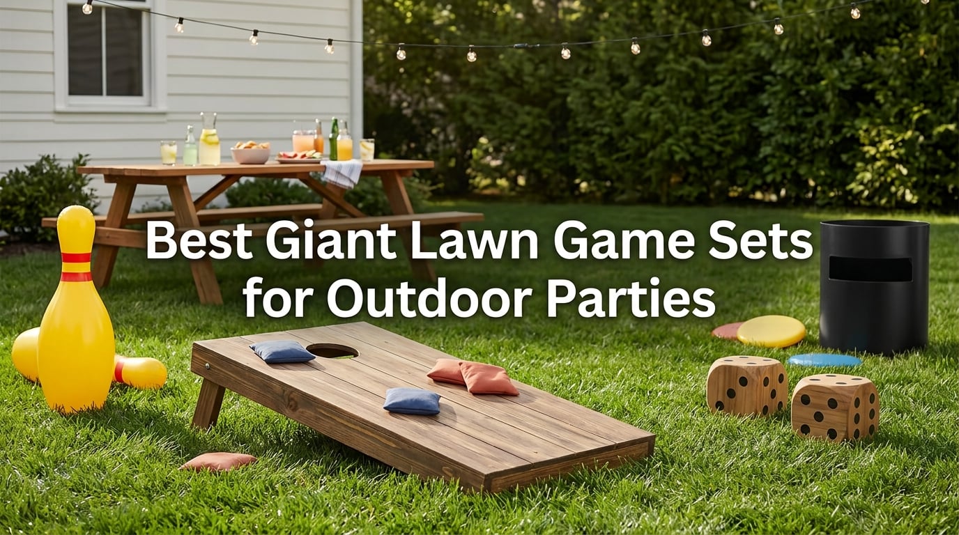 Best Giant Lawn Game Sets for Outdoor Parties