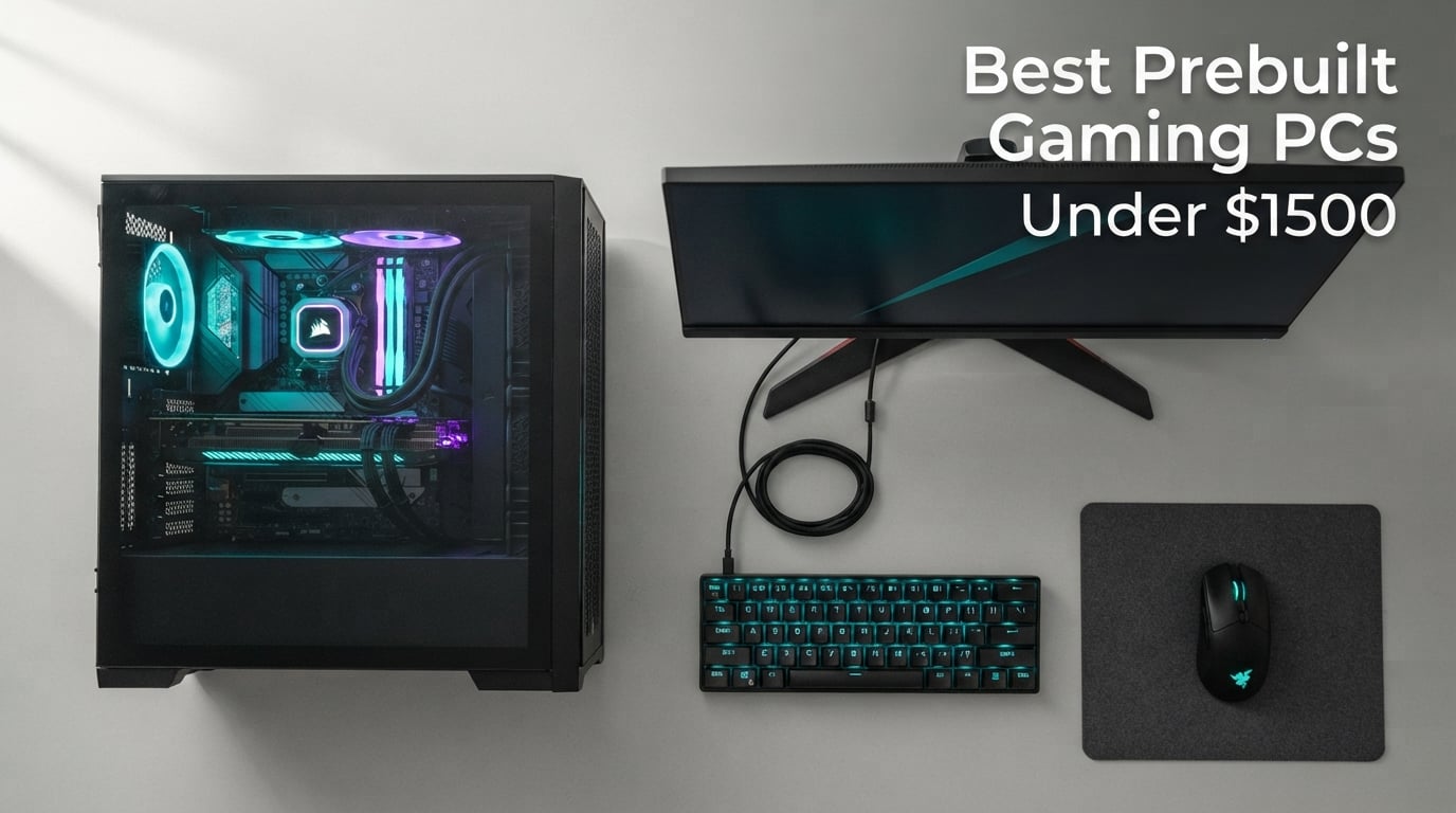 Best Prebuilt Gaming PCs Under $1500