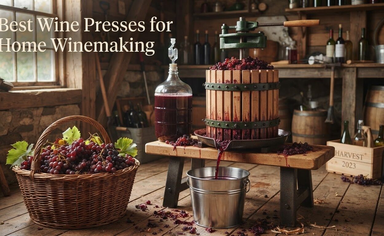 Best Wine Presses for Home Winemaking