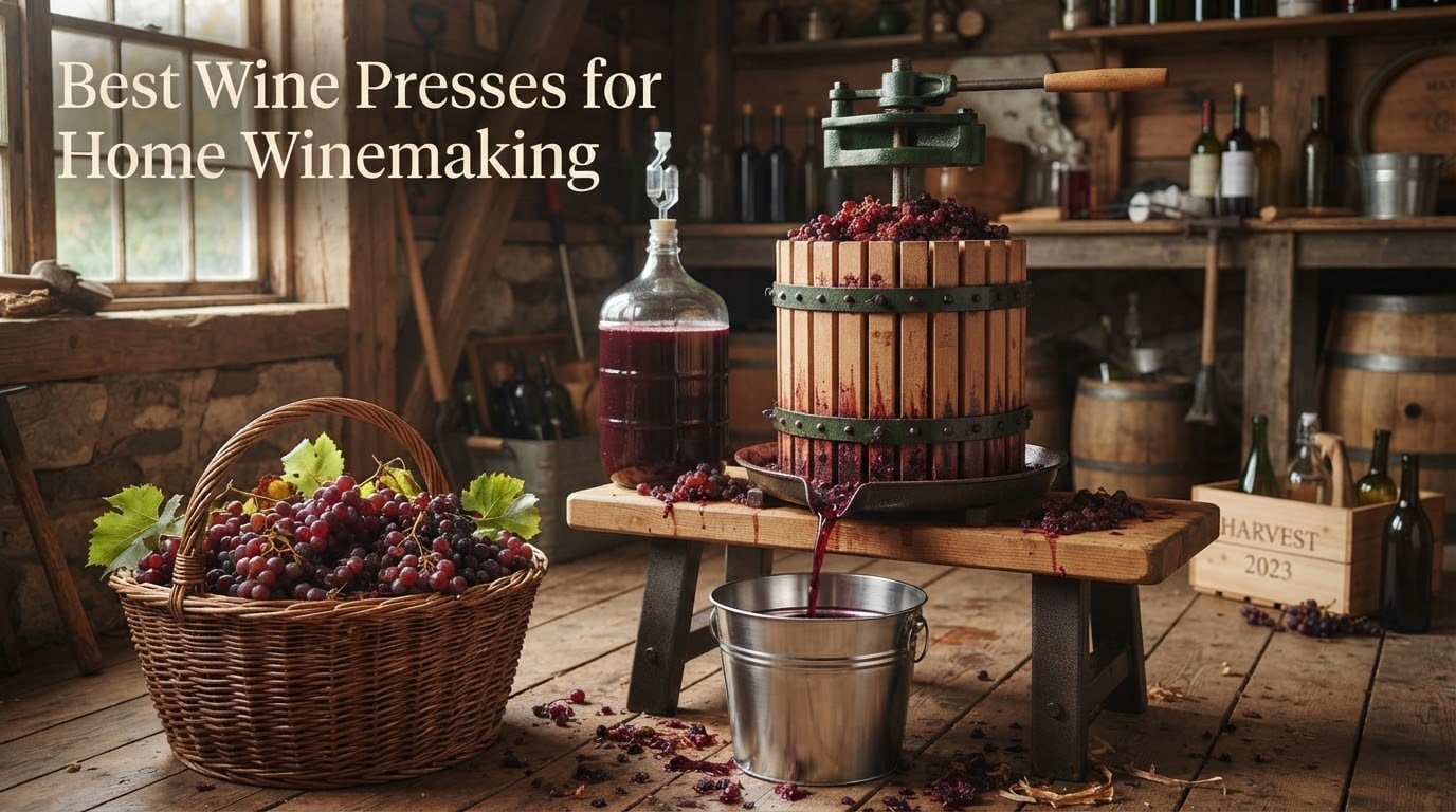 Best Wine Presses for Home Winemaking
