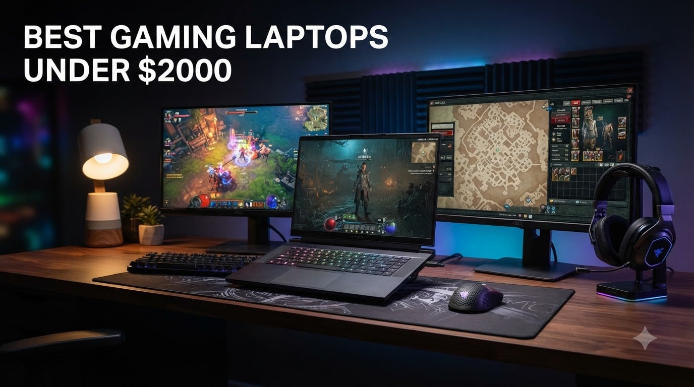 Best Gaming Laptops Under $2000