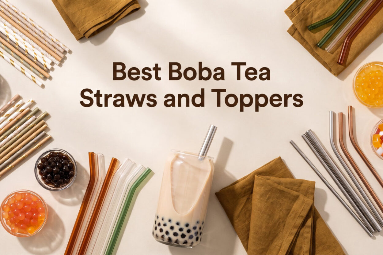 Best Boba Tea Straws and Toppers