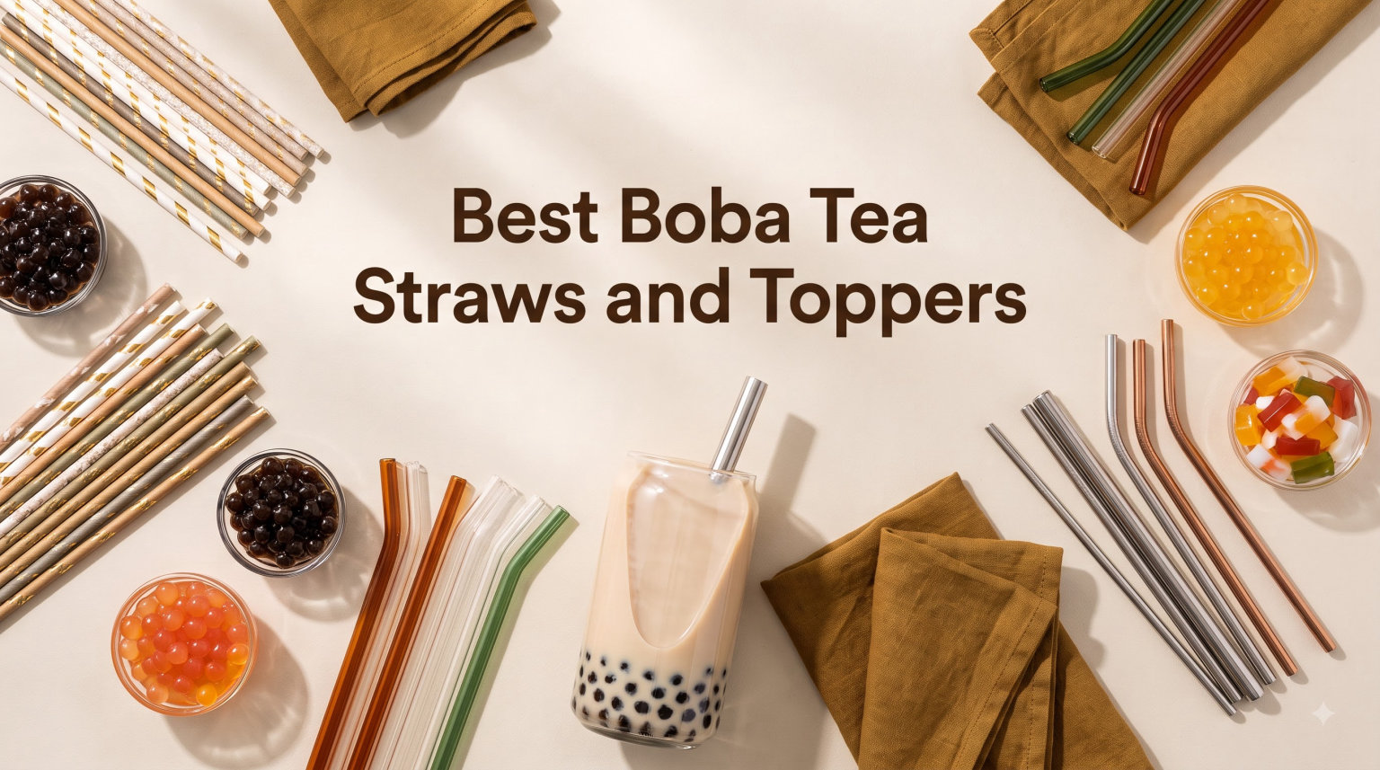 Best Boba Tea Straws and Toppers