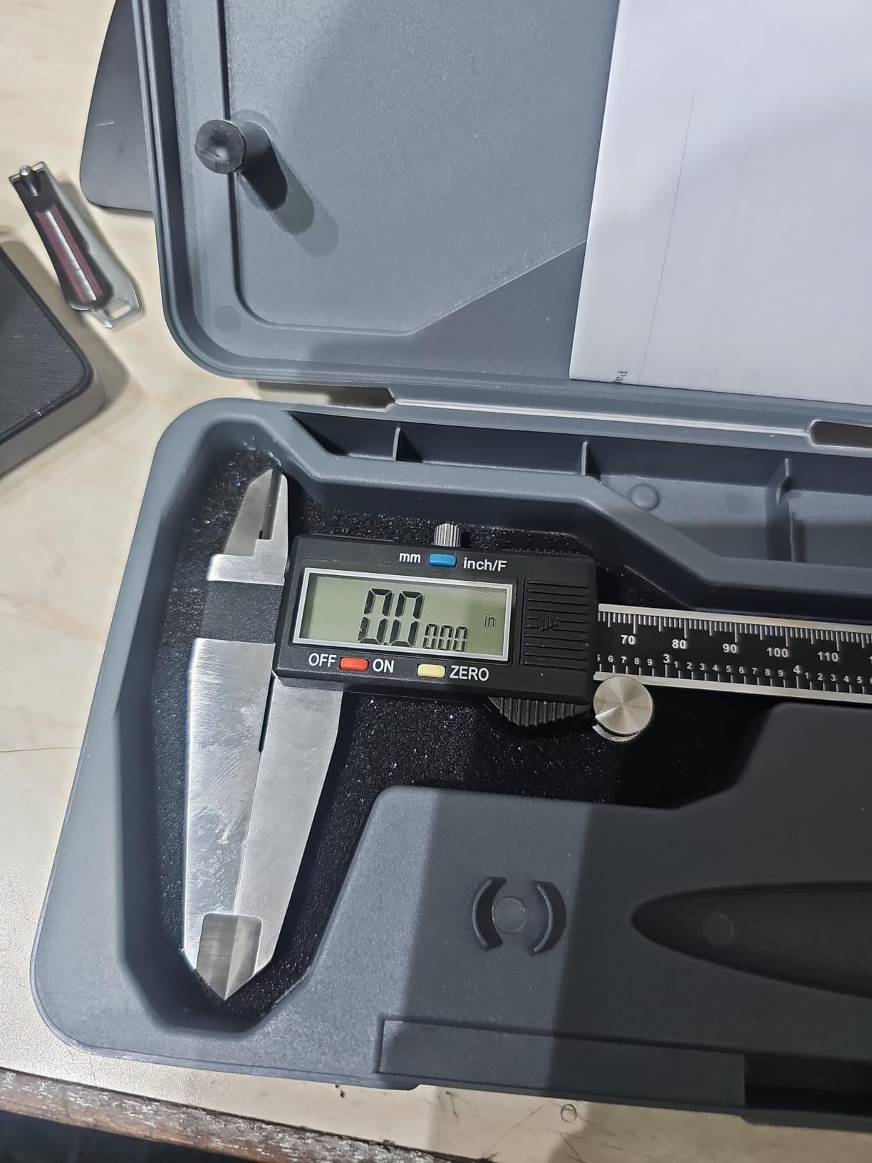NEIKO 01409A 12” Electronic Digital Caliper | Extra Large Display | 0-12 Inches | Inch/Fractions/Millimeter Conversion | Polished Stainless Steel customer photo 2