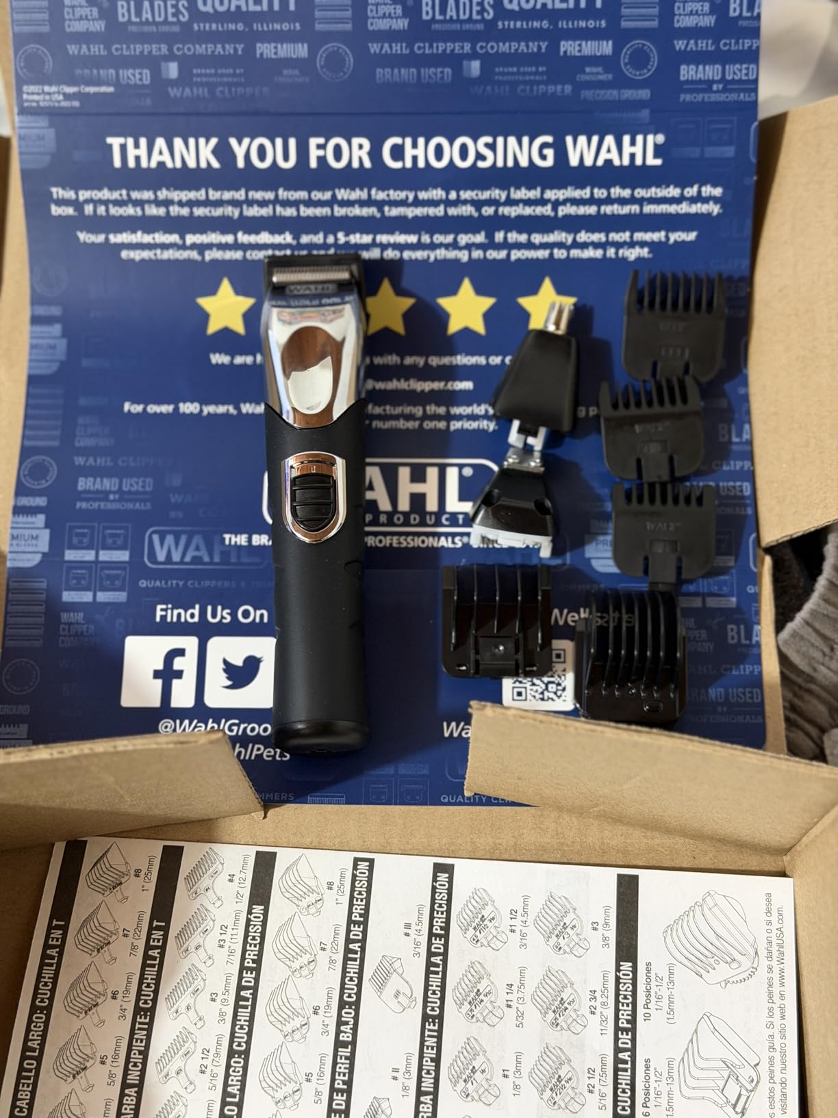 Wahl USA Rechargeable Lithium Ion All in One Beard Trimmer for Men customer photo 1