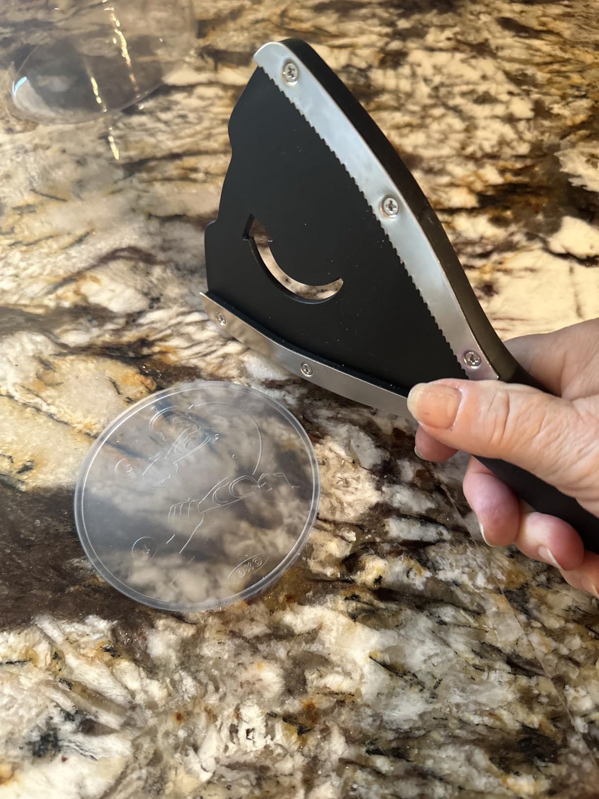 OXO Good Grips Jar Opener with Non-Slip Base Pad, Handheld Manual Opener customer photo 2