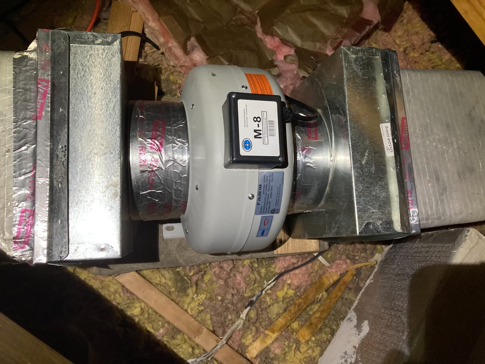 M-8 In-Line Duct Booster 8