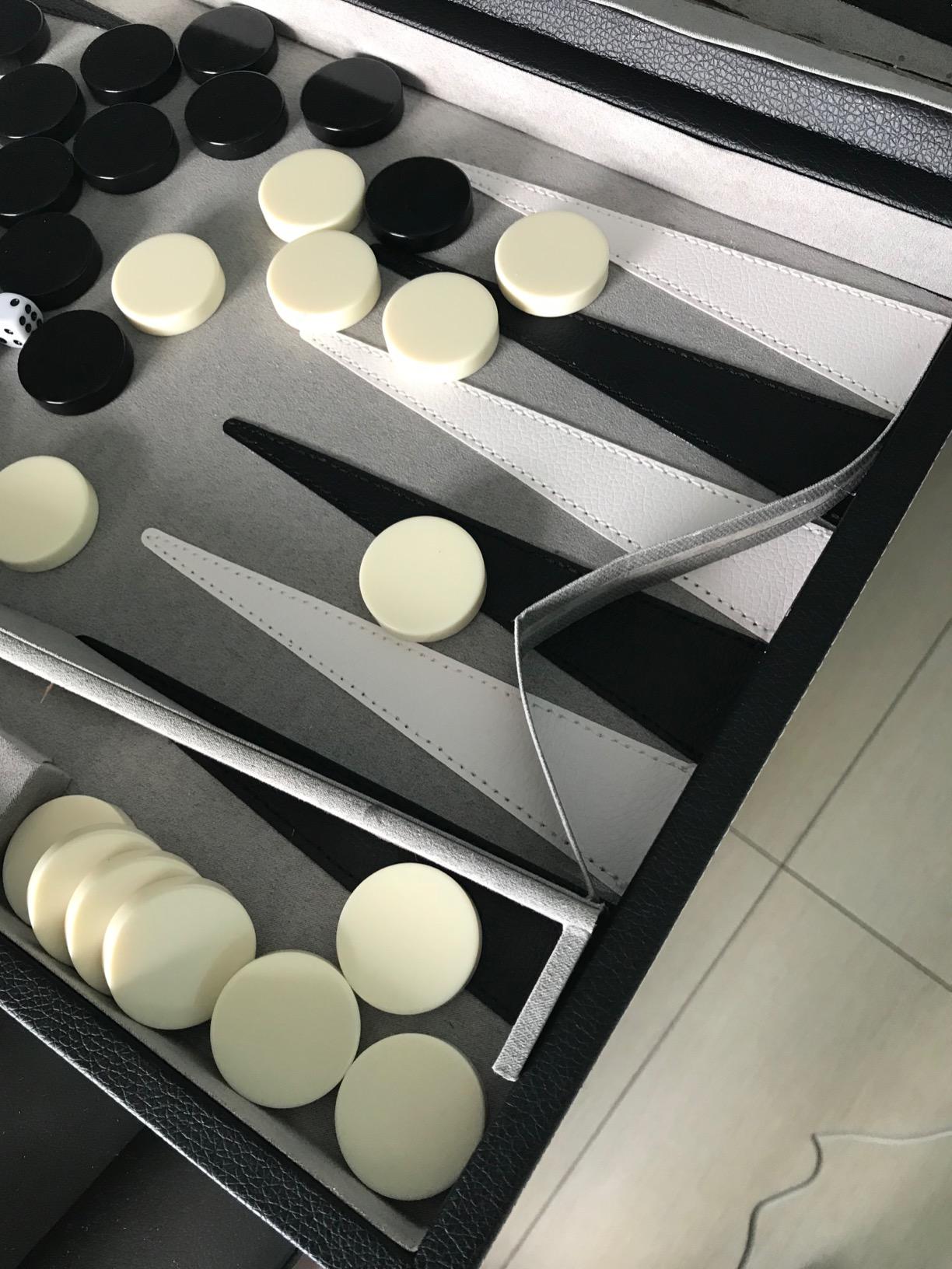 Mainstreet Classics 18-Inch Backgammon Board Game Set customer photo 1