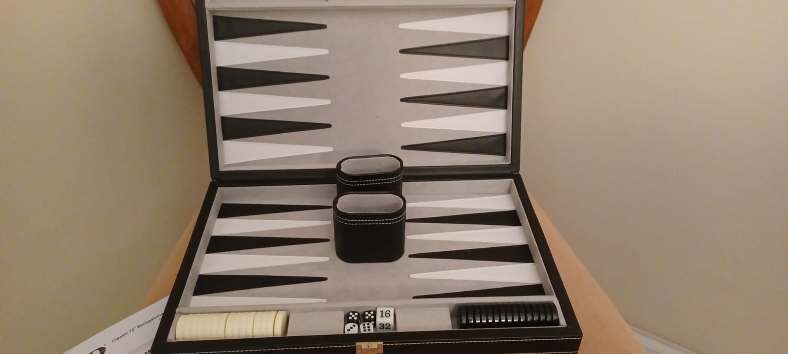Mainstreet Classics 18-Inch Backgammon Board Game Set customer photo 2