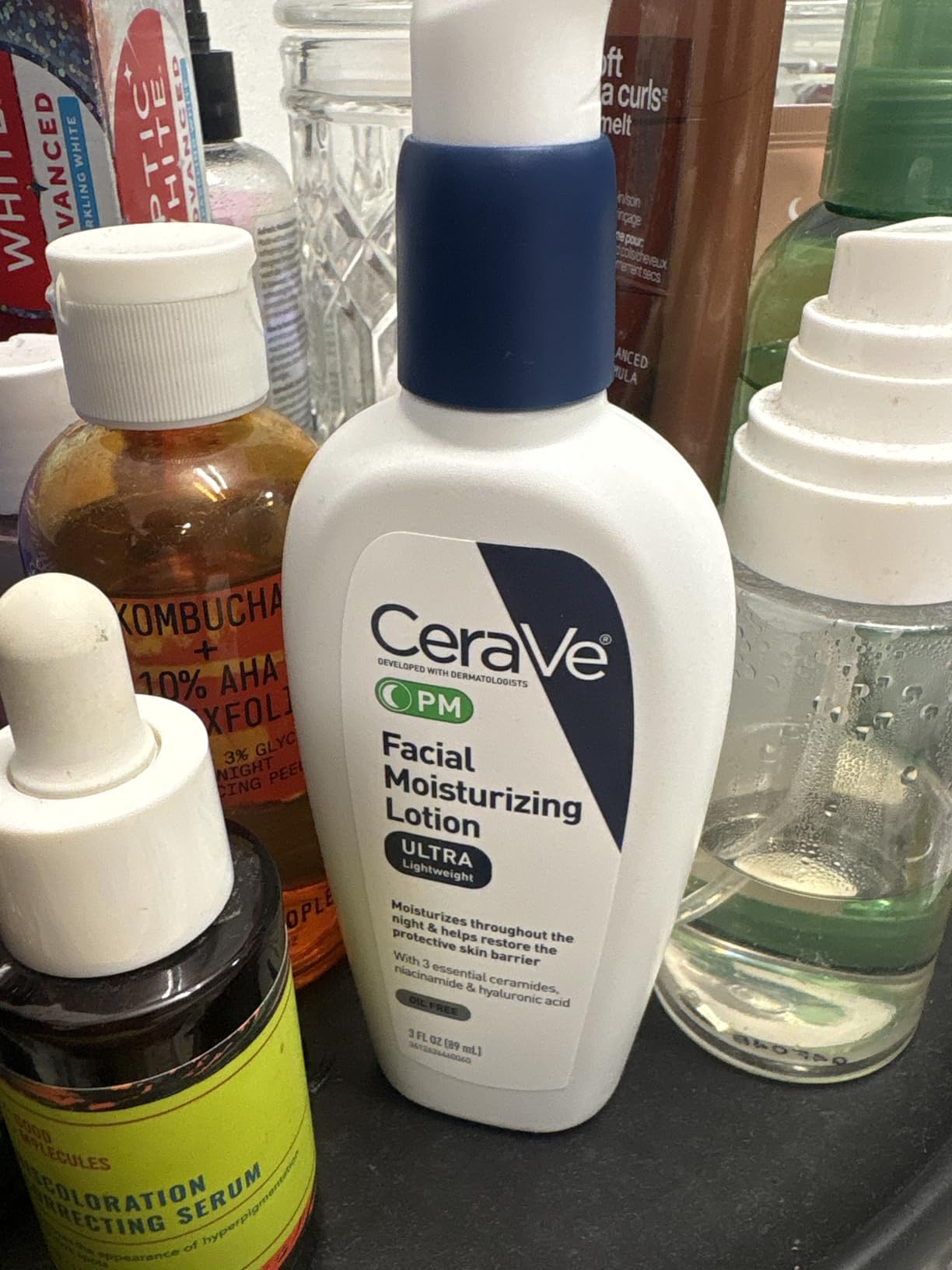 CeraVe PM Daily Facial Moisturizer, Skin Care for Dry Skin, Oil-Free, 3oz customer photo 2