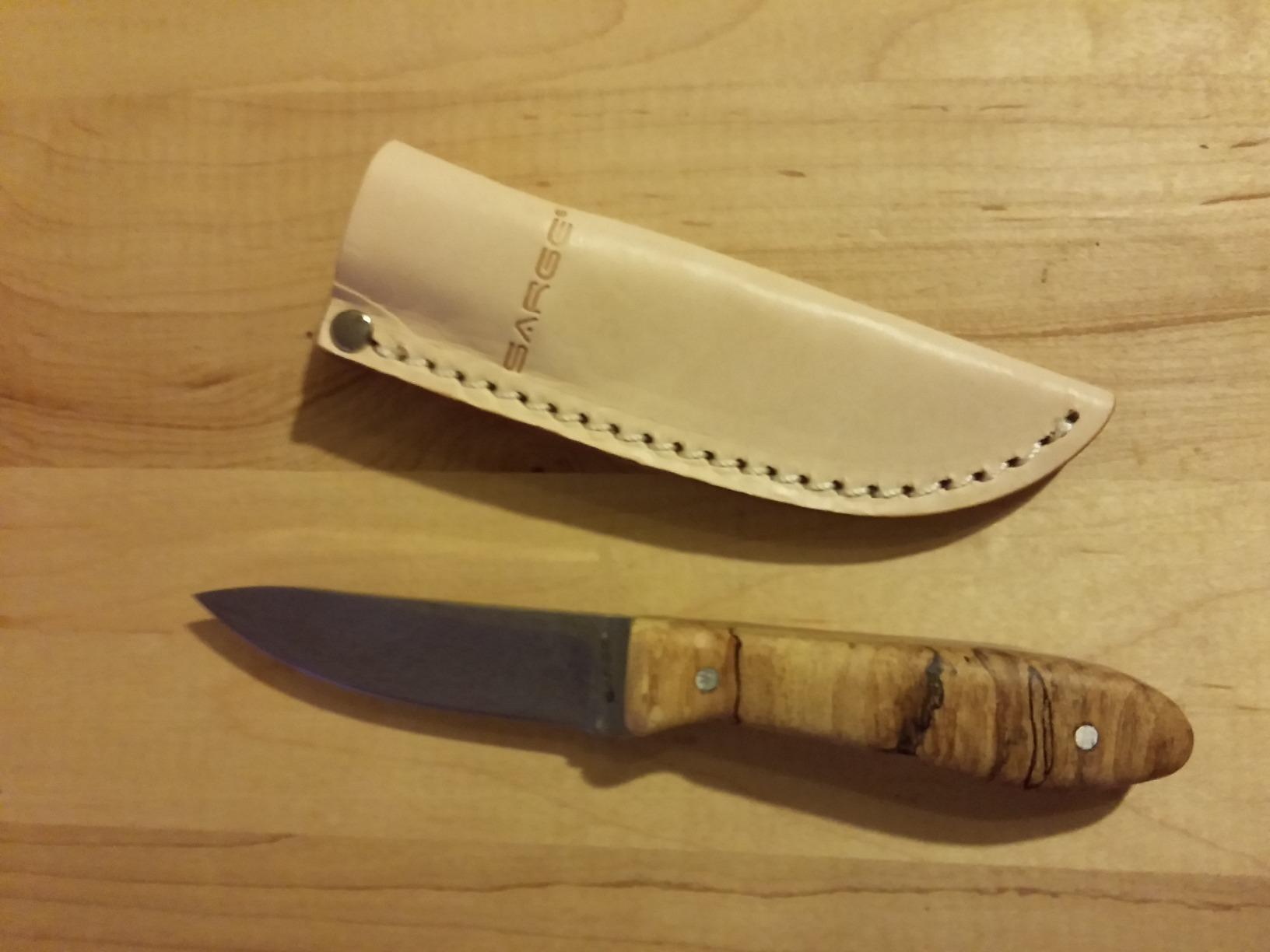 sarge knives Semi-Skinner Custom DIY Knife Kit, 3.125