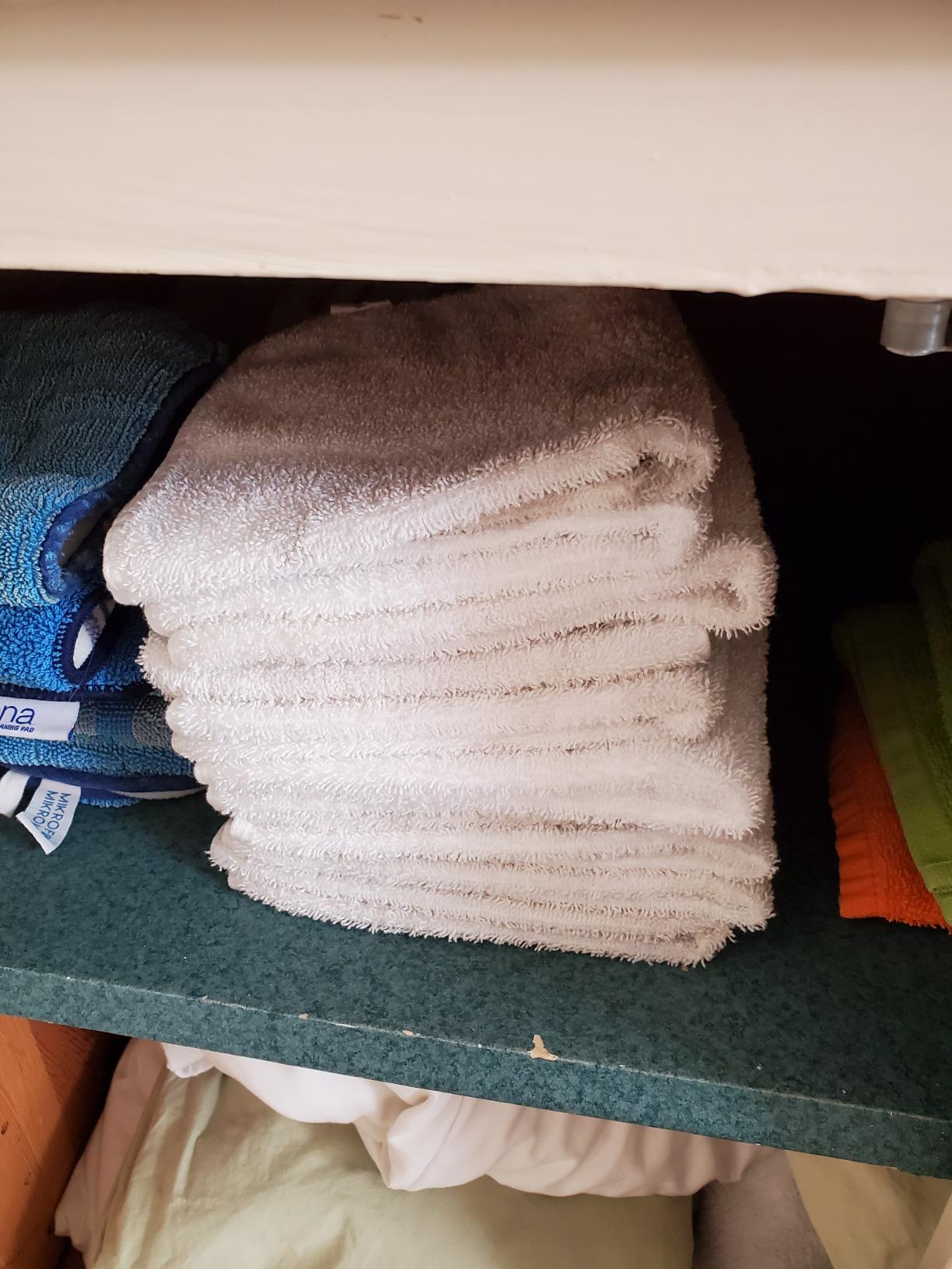 Utopia Towels Kitchen Bar Mops, Pack of 12, 16x19 in, 100% Cotton, White customer photo 1
