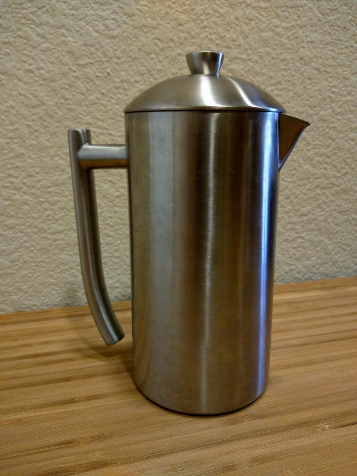 Frieling Double-Walled Stainless Steel French Press Coffee Maker - 44 oz, Polished, Extra Large Stainless Steel Coffee Press for Commercial Use - Camping Coffee Makers & Tea Press customer photo 1
