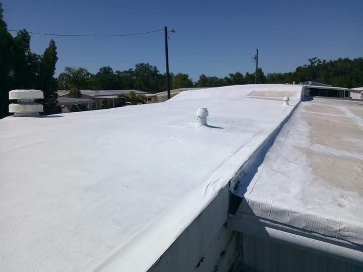 AMES RESEARCH LABORATORIES MSS1 Maximum Stretch Roof Coating, 1 Gallon, White customer photo 1