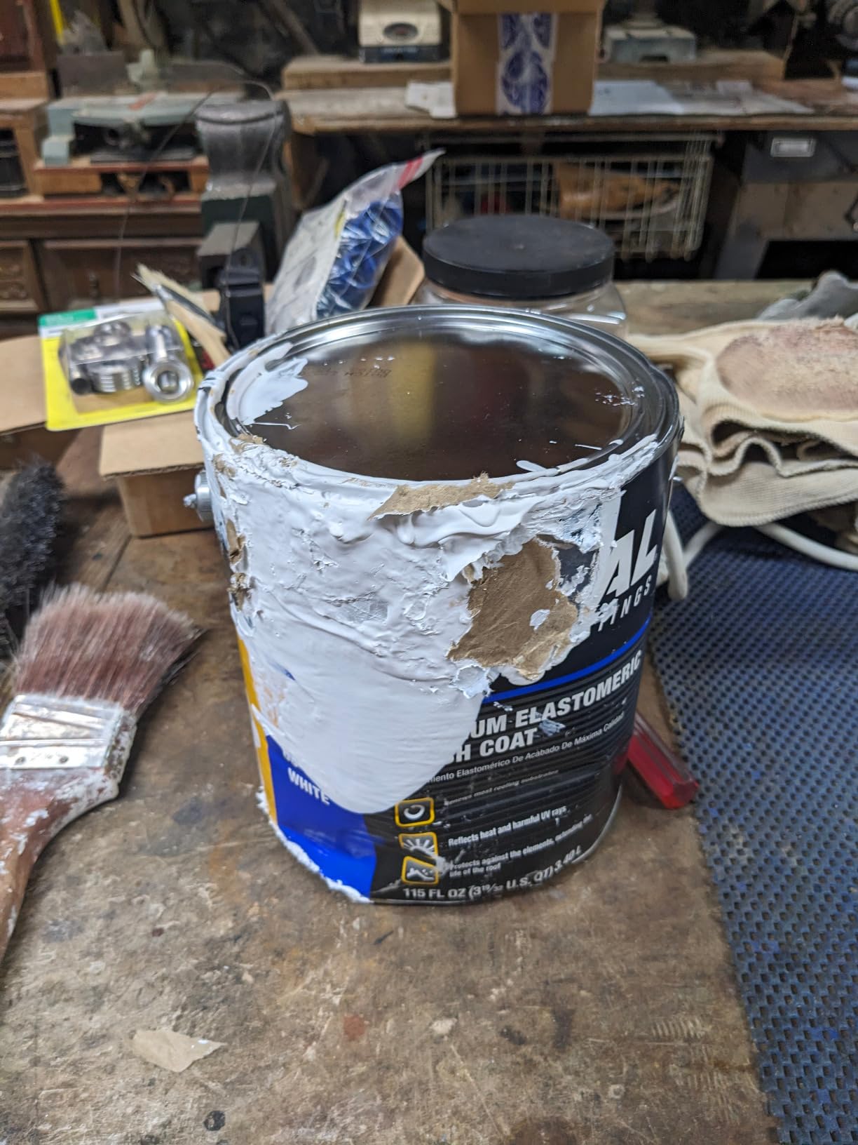 Kool Seal Premium 10 Year Elastomeric Roof Coating, White, 1 Gallon customer photo 2
